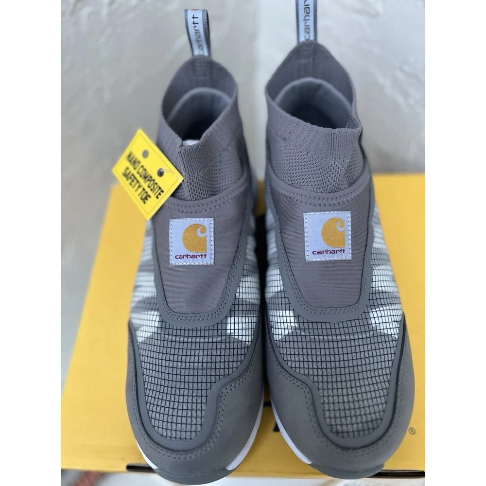 Carhartt Haslett Nano Toe SD Work Shoes Gray Men's Size 8.5W